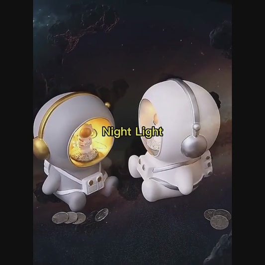 Night Light Desktop Decoration Piggy Bank (Pack of 1) (Random Design)